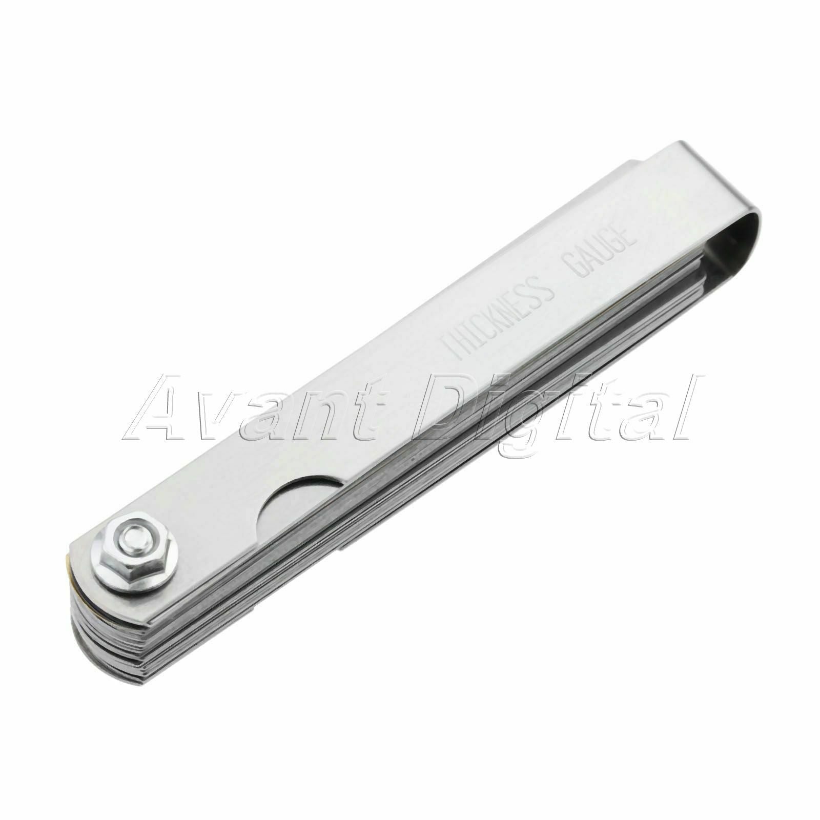 1pc Measuring Tool Stainless Steel Imperial Metric Combination Feeler Gauge Gage