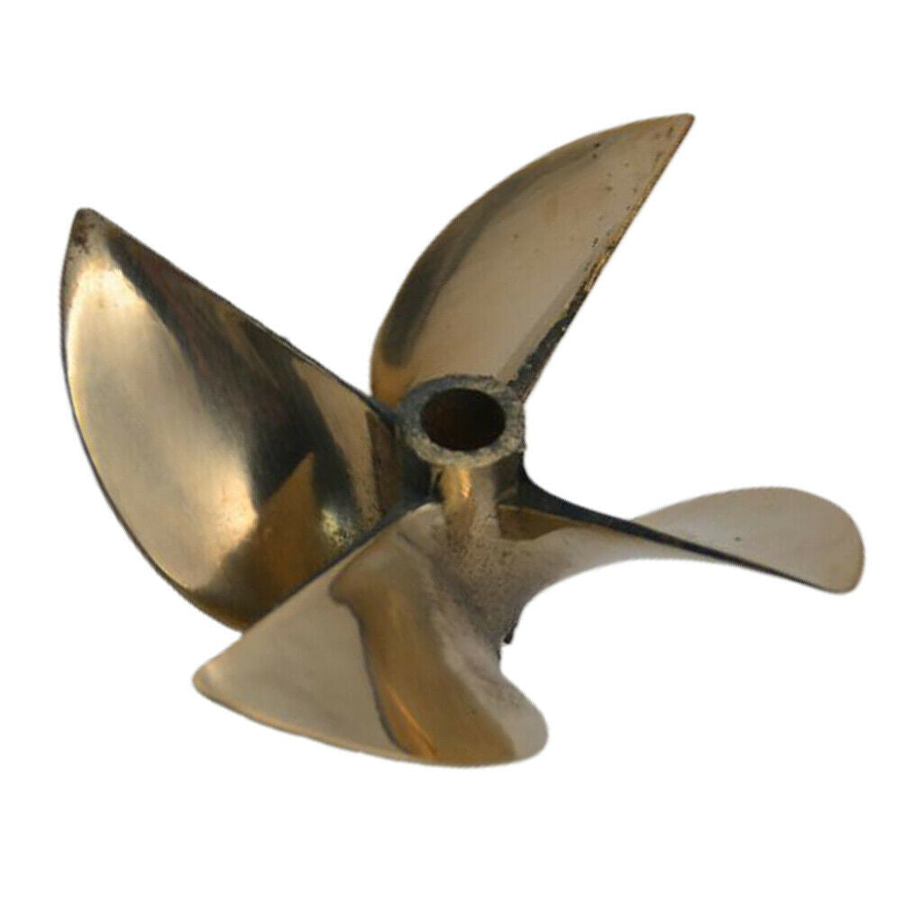 Copper Boat Left Bronze Propeller 26cc For 6.35mm 1/4" Prop Shaft Boat