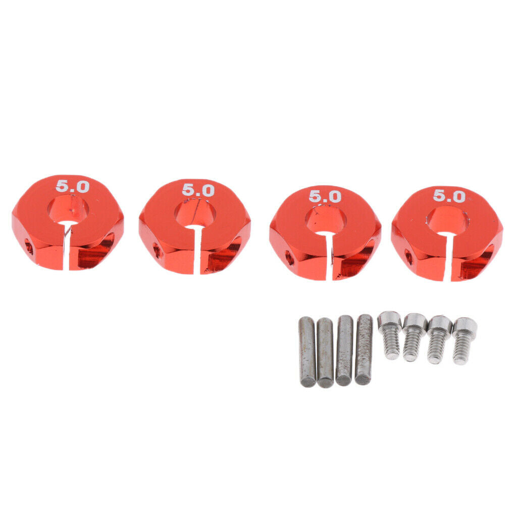 4pcs Wheel Hex 12mm Drive Hubs DIY Parts  /10 RC4WD RC Car Parts 5mm