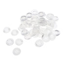 Small Clear Rubber Bumpers (Set of 100) â€“ Door Stoppers Wall Protectors Rubber