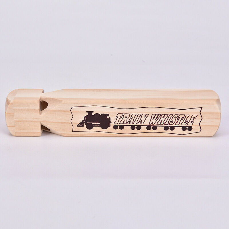 1pc Locomotive Sound Warning Steam Wood Steam Train Whistle Wooden Whis W.l8