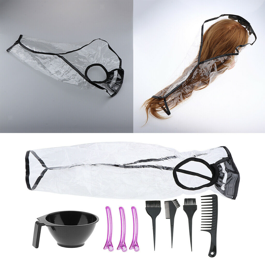 DIY Hair Color Set Washing Hair Funnel Dye Bowl Brush Comb Hair Clips Kits