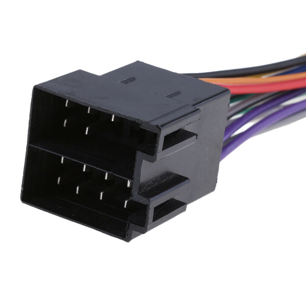 Universal ISO Car Radio Adapter Female Socket Wire Harness Connector