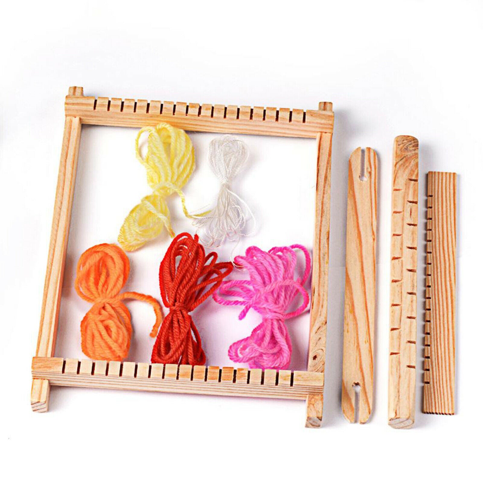 Wood Weaving Loom Kits, Complete Multi-Craft Weaving Kits Handmade