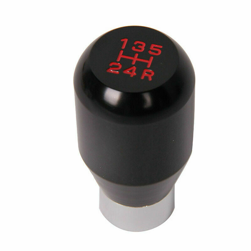 Universal Black Aluminum 5 Speed Car Auto Manual Gear Stick Shift Shifter Knob