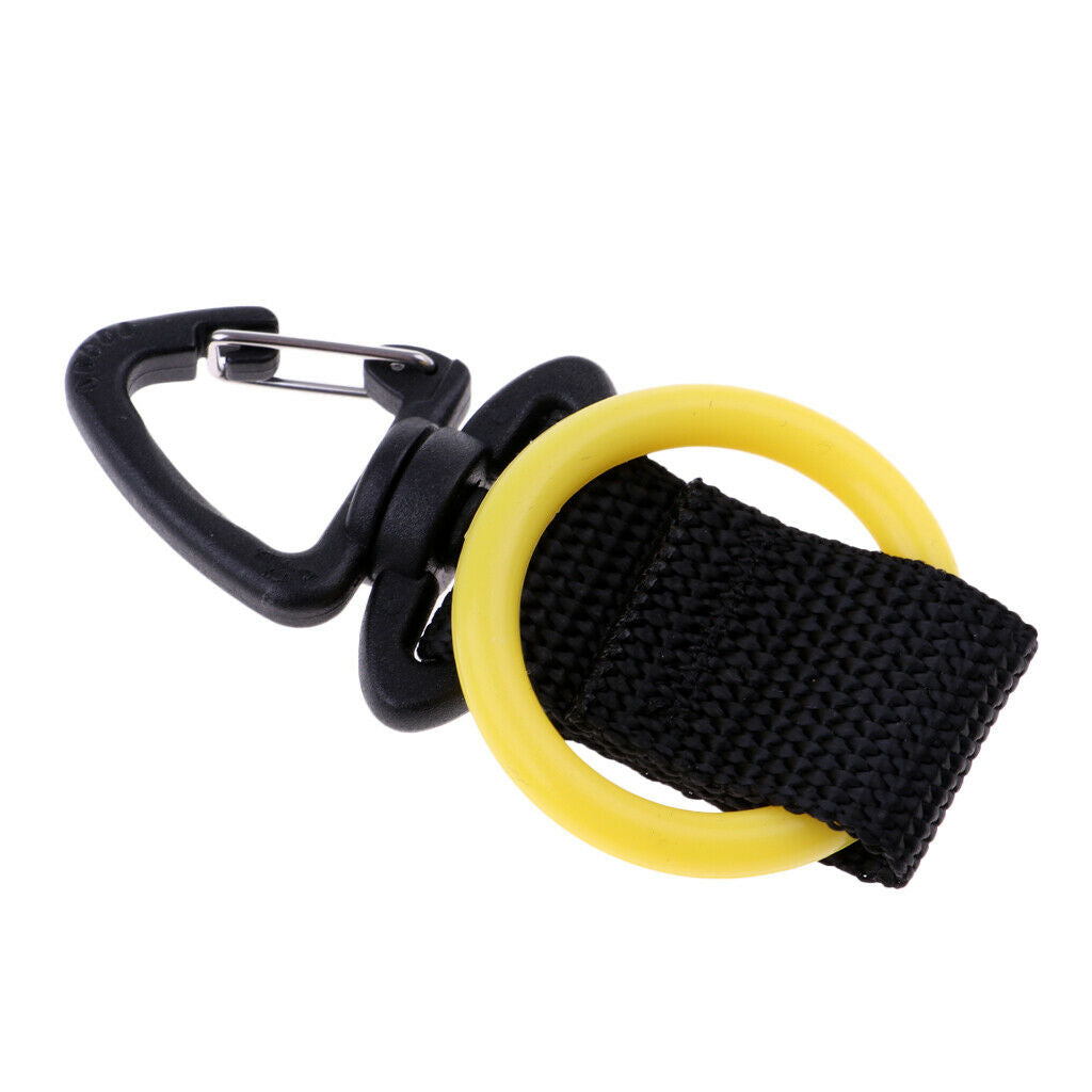 Webbing Regulator Snorkeling Mouthpiece Holder Lightweight Retainer Yellow