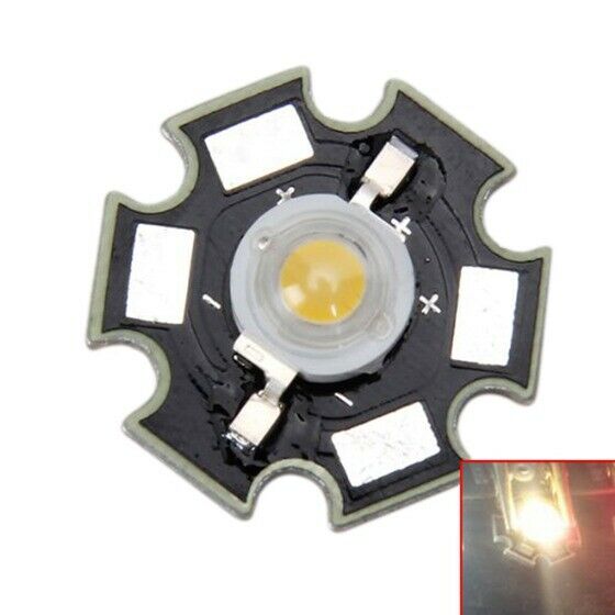 3W High Power Star LED Light Lamp Bulb (White) H8L2