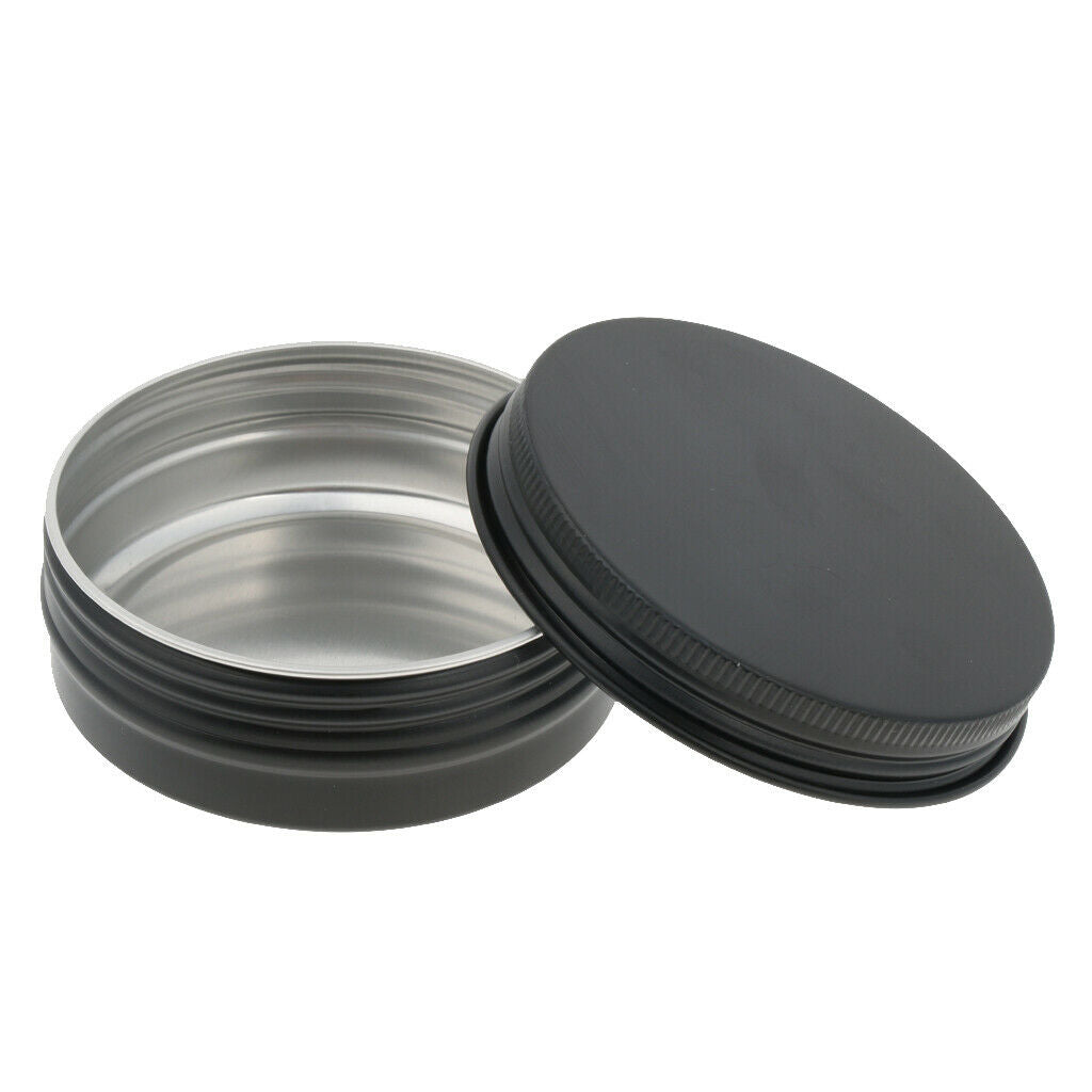 20 Pieces Portable Mini 30g+60g Tin Jars Screw Top Round Food with Lids