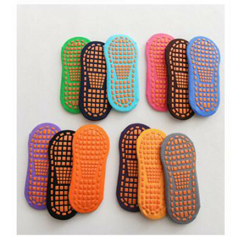 2x Adults Anti-slip Yoga Pilates Fitness Dance Exercise Grip Socks Black