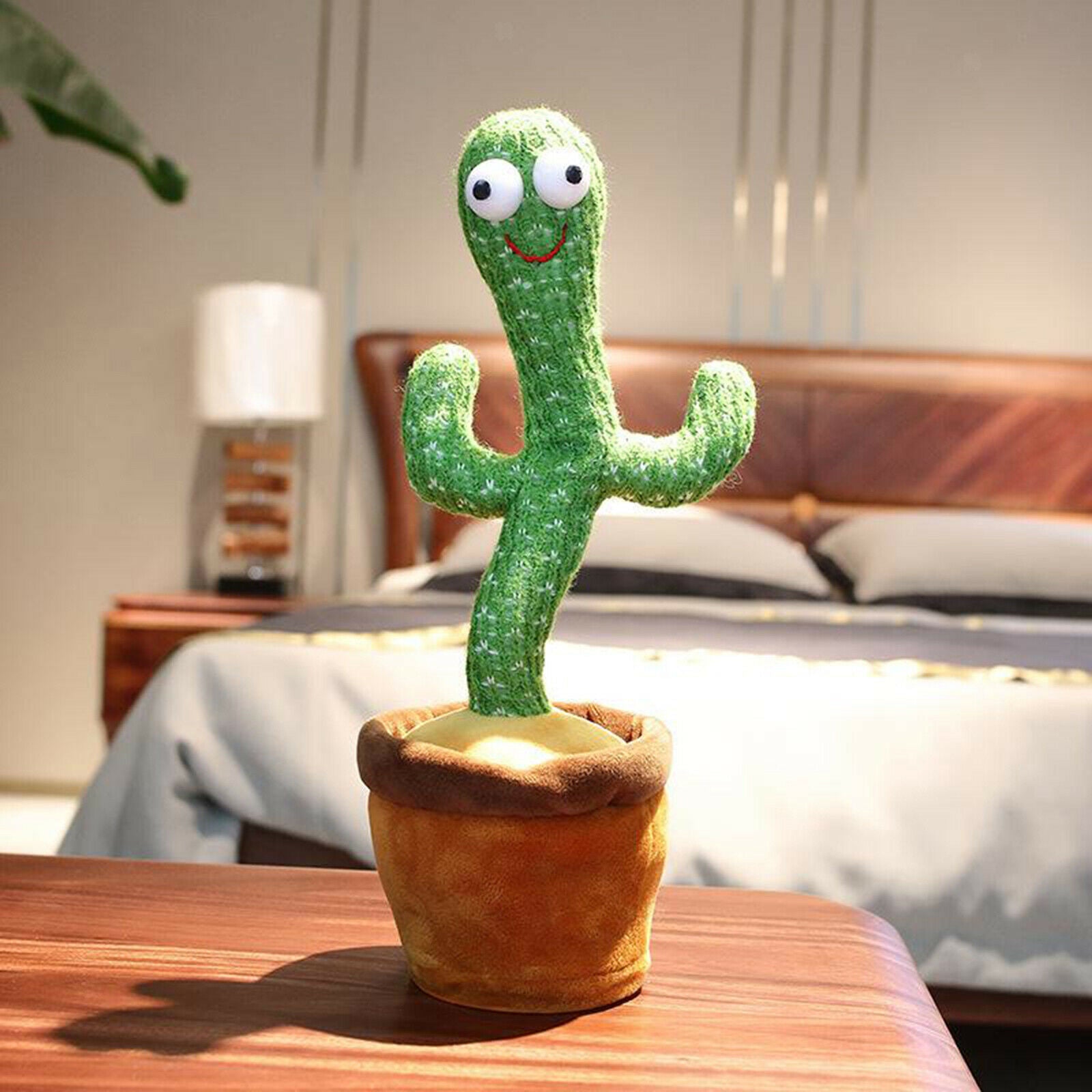 * Cactus Plush Toys, Electronic Swing Cactus with Singing and *