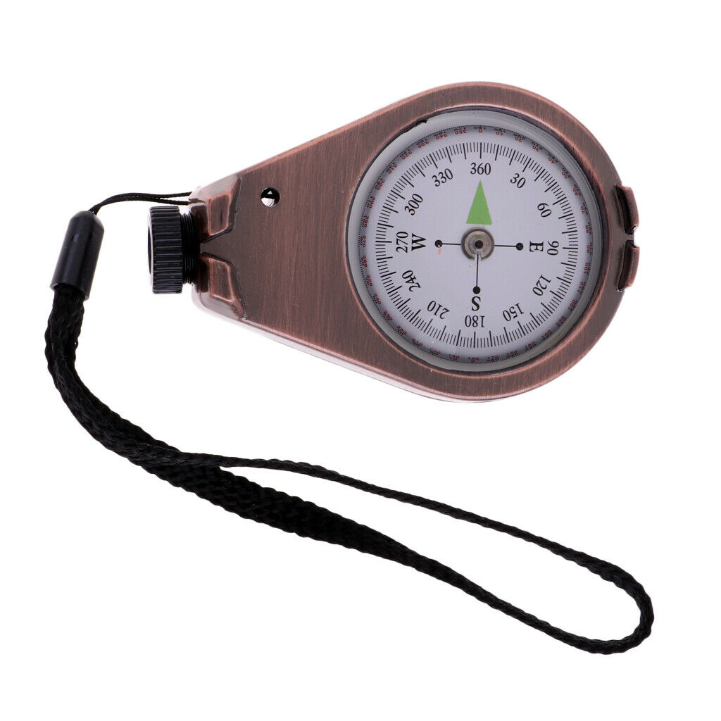 Waterproof Camping Compass with Carry Lanyard Pocket Survival Kit Outdoors