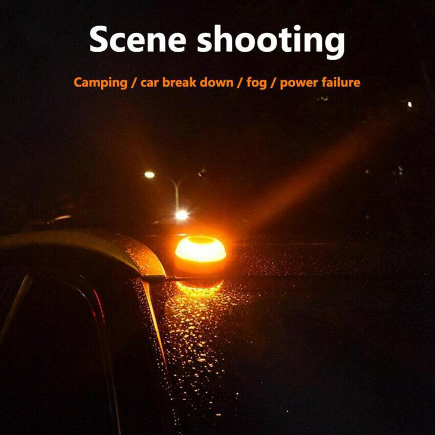 LED Emergency Light Magnetic Automatic Flash Light Car Ceiling Barricade Warning