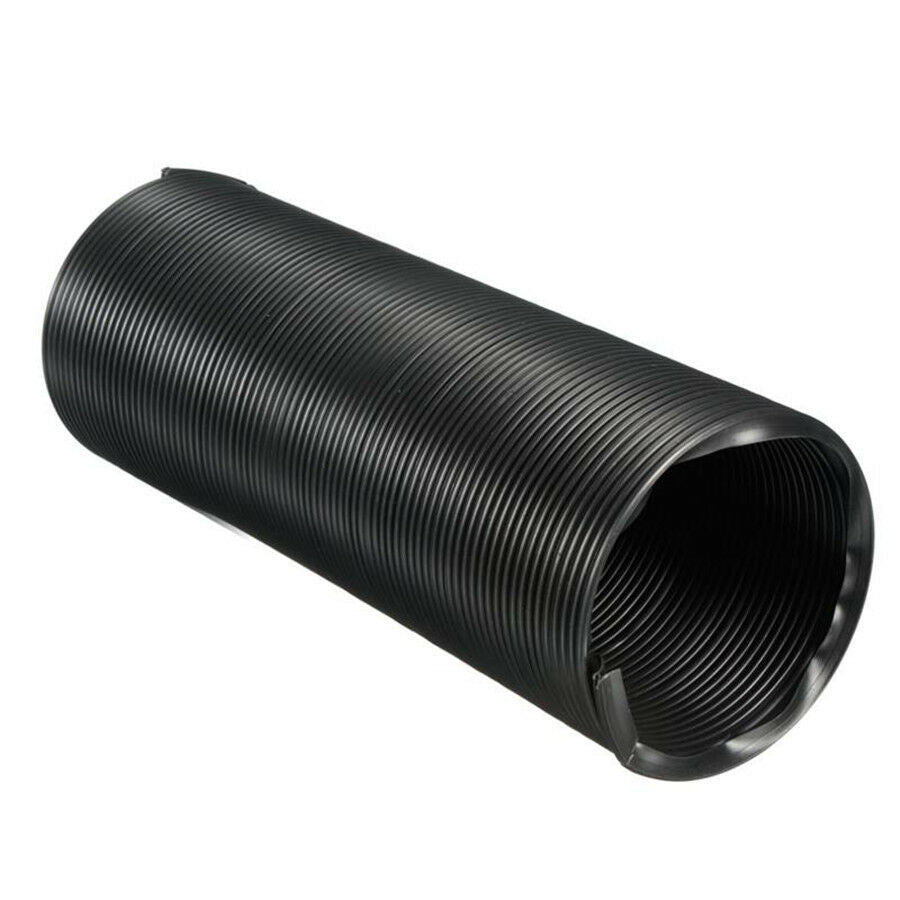 1m 80mm Black Flexible Cold Air Intake Hose Ducting Feed Pipe For Car Air Filter