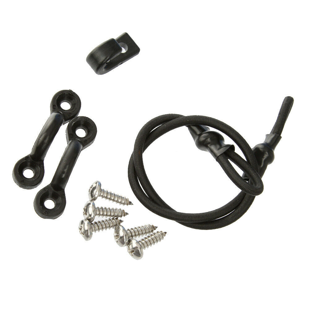 Black Kayak Bungee Paddle Holder Keeper Rod Holder Accessories