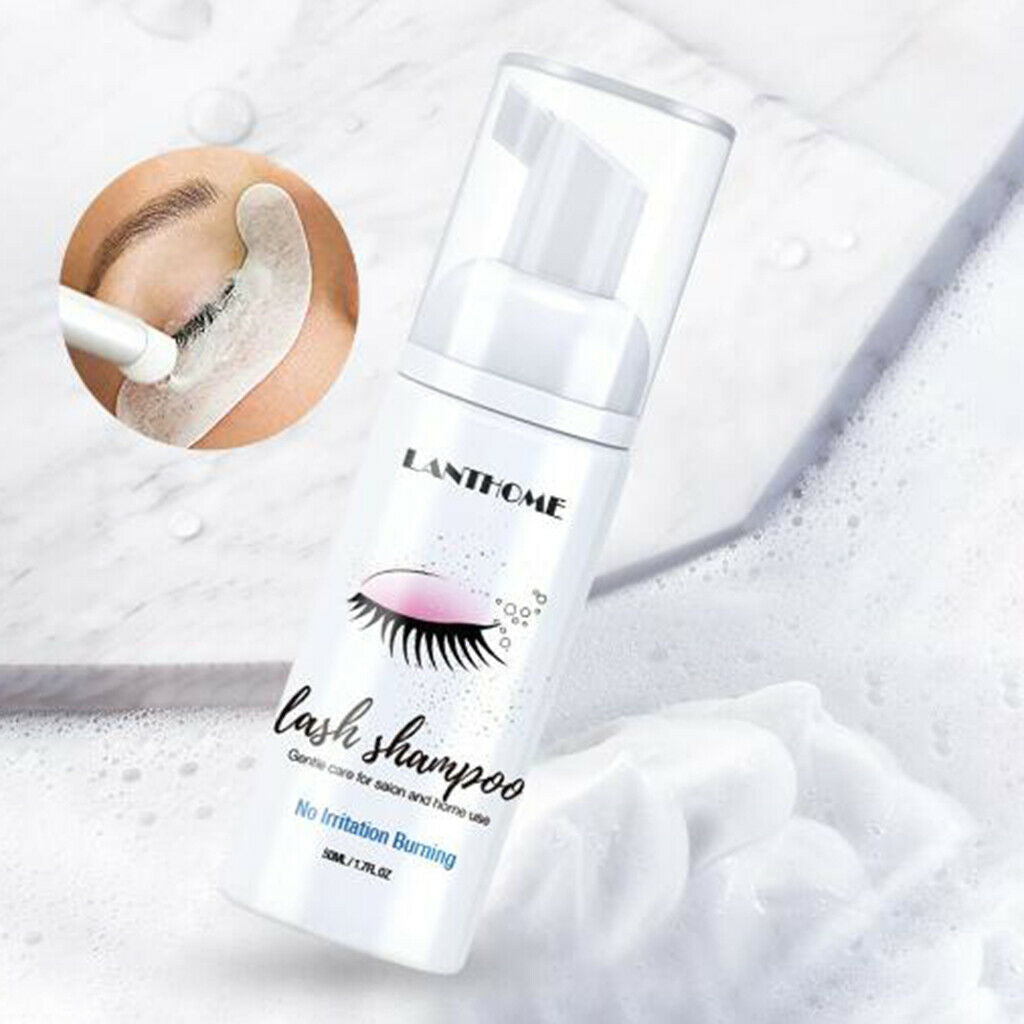 5x Eyelash Extension Shampoo 50ml Lash Foam Foaming Cleanser For Salon Home