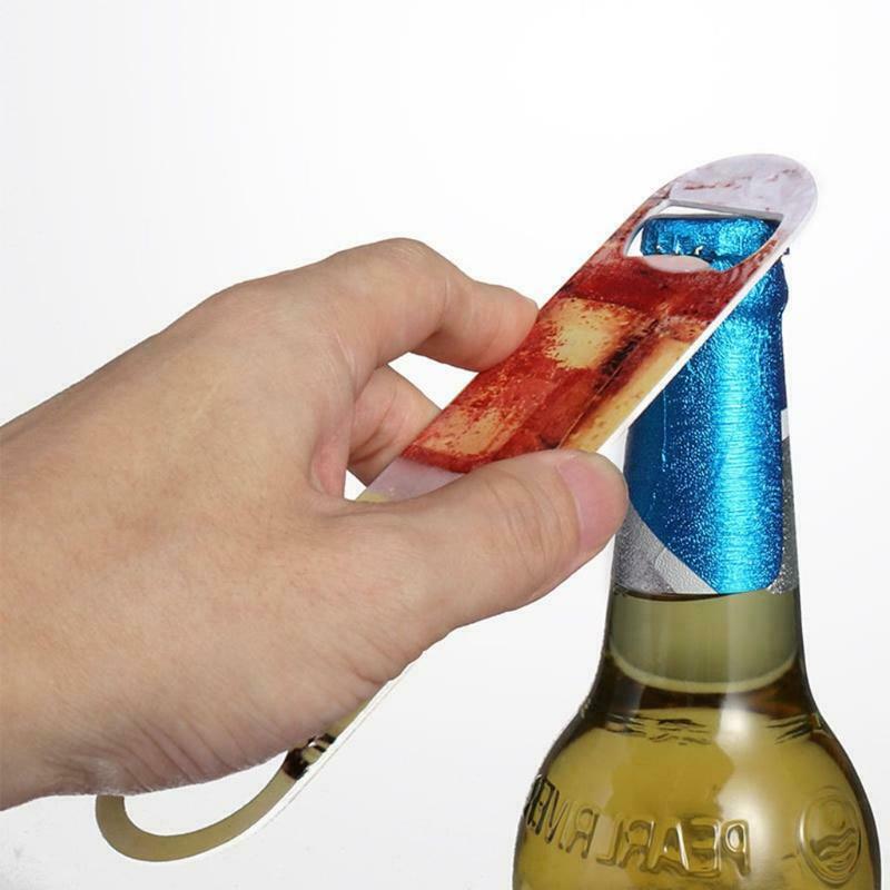 Sublimation Blank Stainless Steel Bottle Opener Heat Transfer Print Bottle Opene