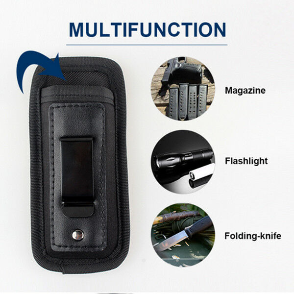 9mm Double Stack Pouch Concealed Carry Magazine Pouch For Glock 17 19 21