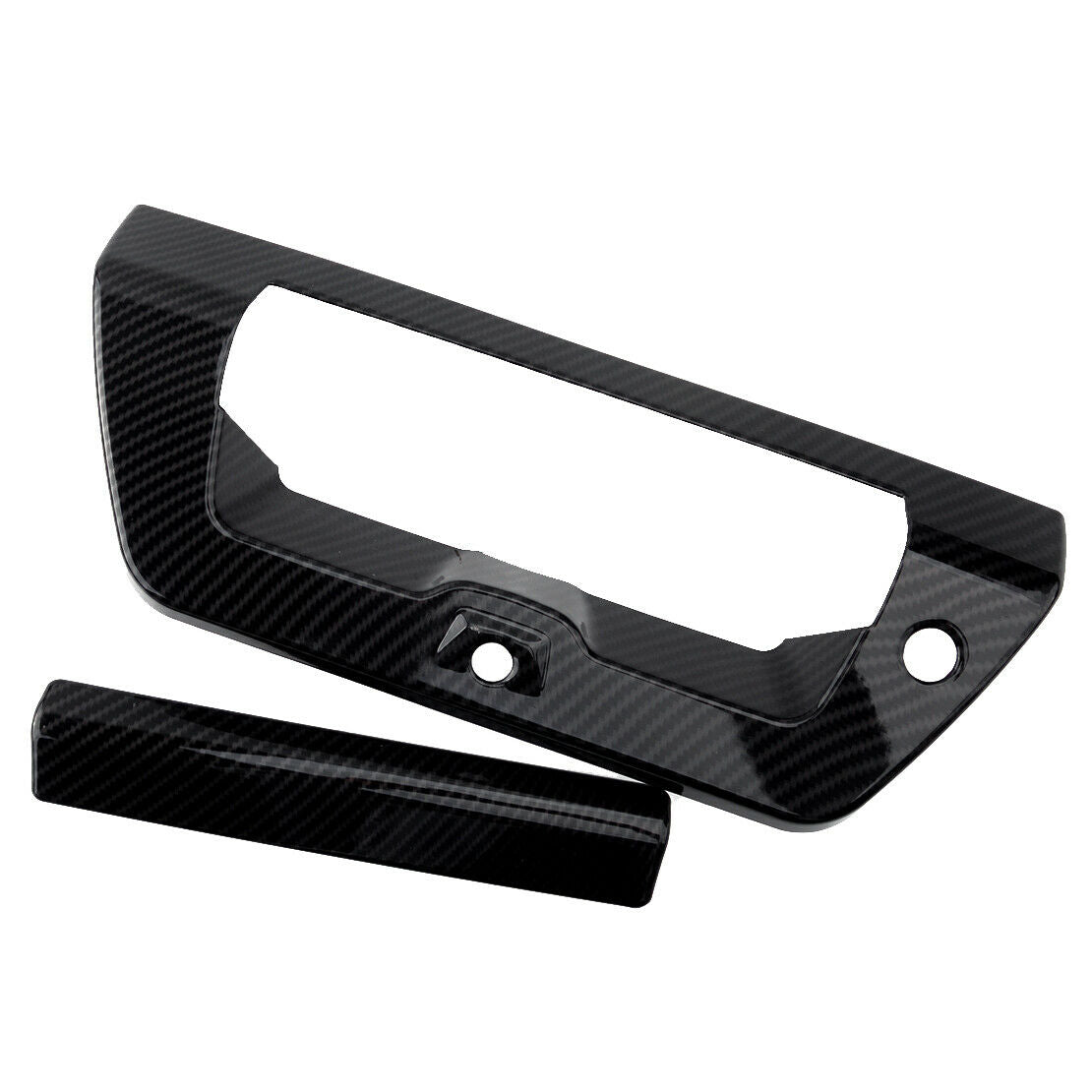 Carbon Fiber Style Tailgate Door Handle Bowl Cover fit for Ford F-150 17-20 New
