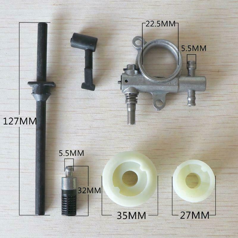 Oil Pump Filter Pipe Hose Line worm Kit For Chinese 25CC 2500 Chainsaw Spare