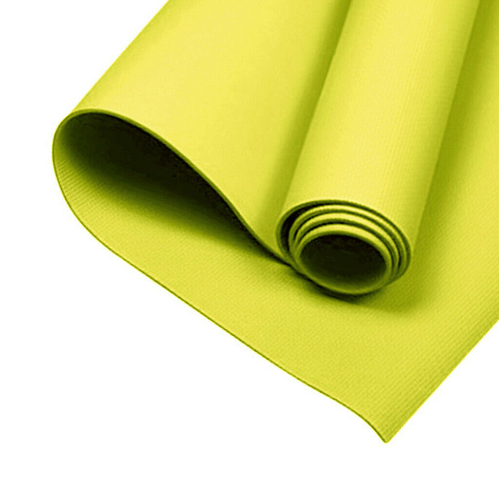 2pcs Non-Slip Thick Yoga Mat Gym Cushion Support for Pilates Camping Beach