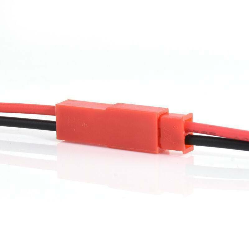 20Pcs 100mm Male Female 2-pin JST Plug Connector Cable Wire For RC Lipo Battery~