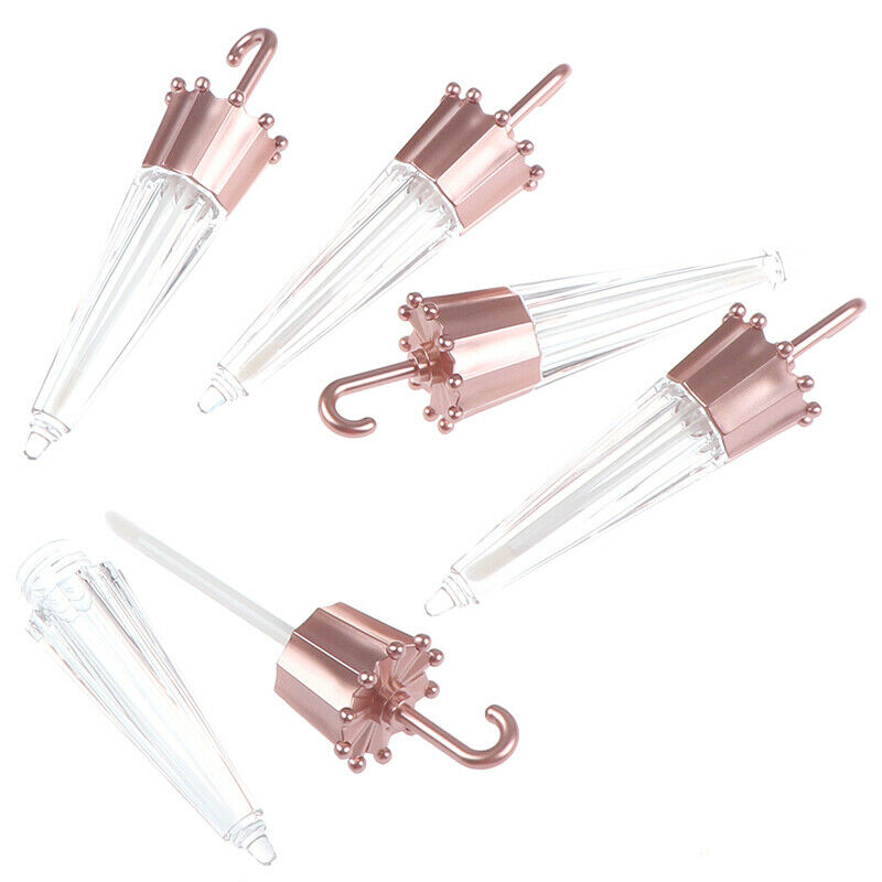 5Pcs 5.5ML Umbrella Lip Gloss Tube DIY Containers Bottle Empty Cosmetic Tuy3 FG