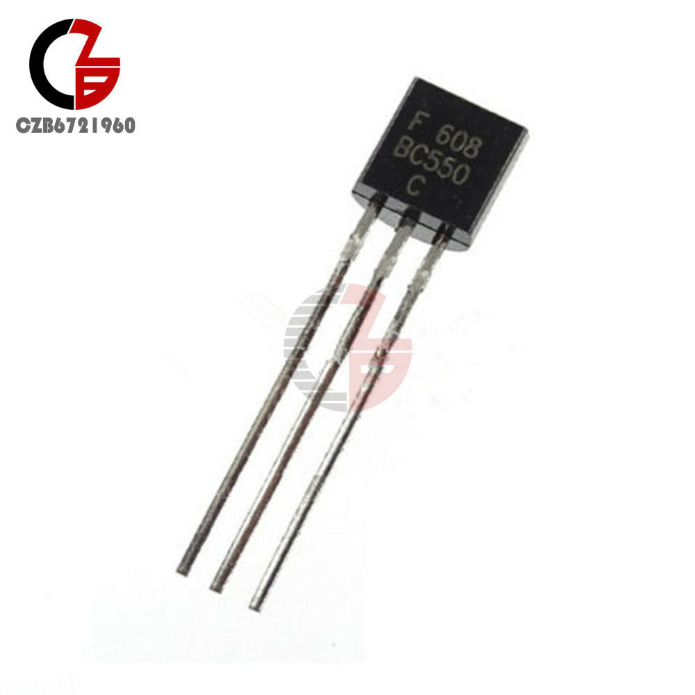 50PCS BC550 TO-92 NPN Low Noise Transistor