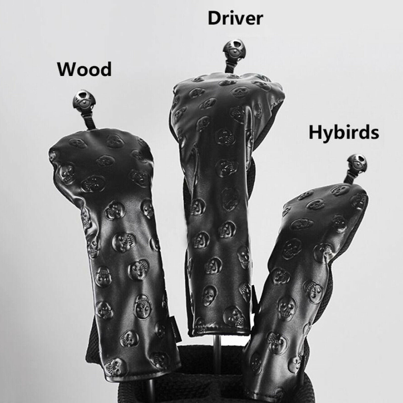 Golf Driver Headcover Golf Head Covers 460cc Travel Carrying Protector Black