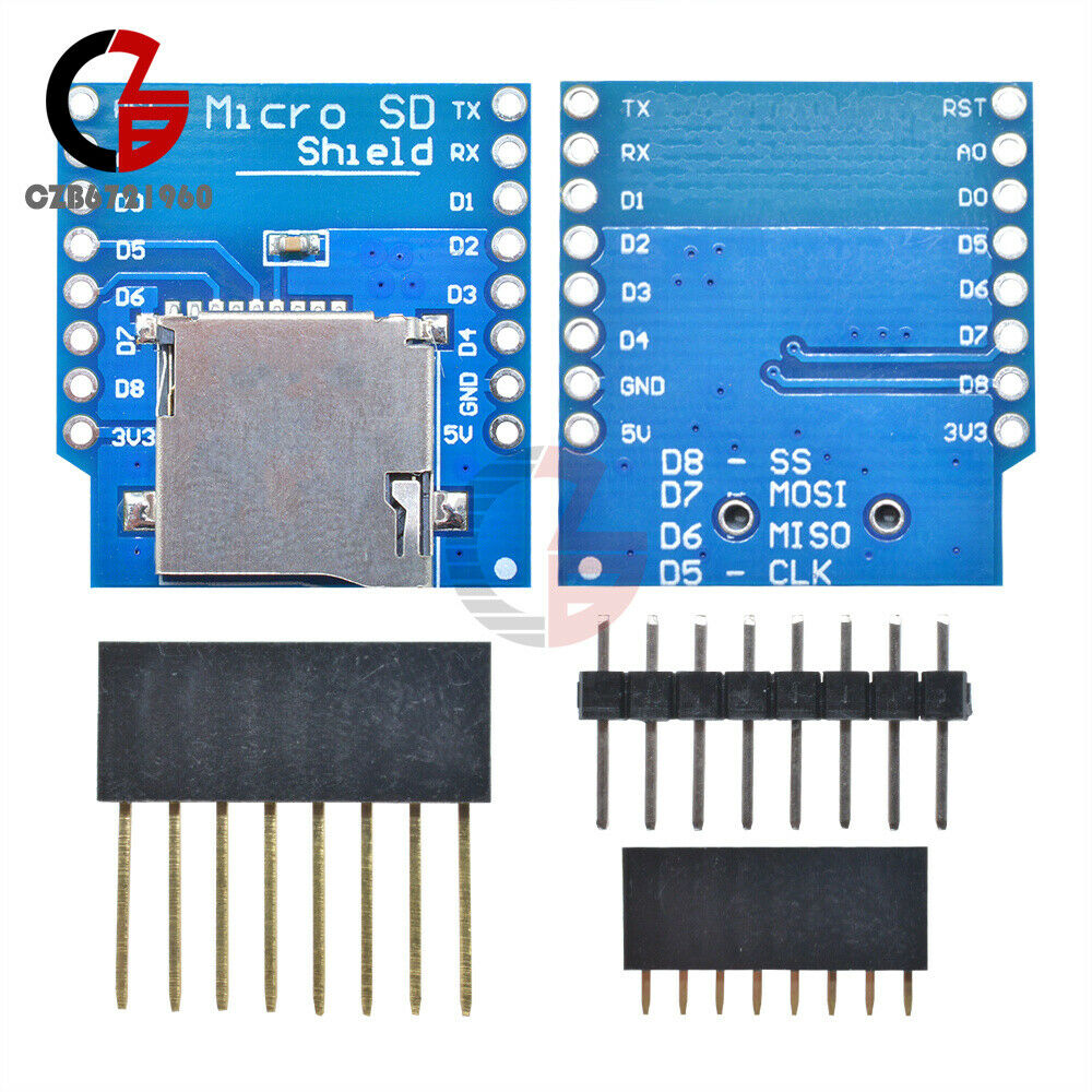 Micro SD Card Shield IoT Wireless Control for WeMos D1 Mini ESP8266 WiFi Module