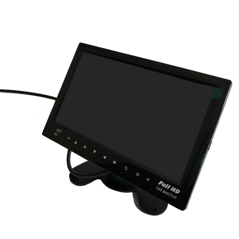 7" Touch Screen HD Full View Rear Reversing Display Monitor Bluetooth USB Video