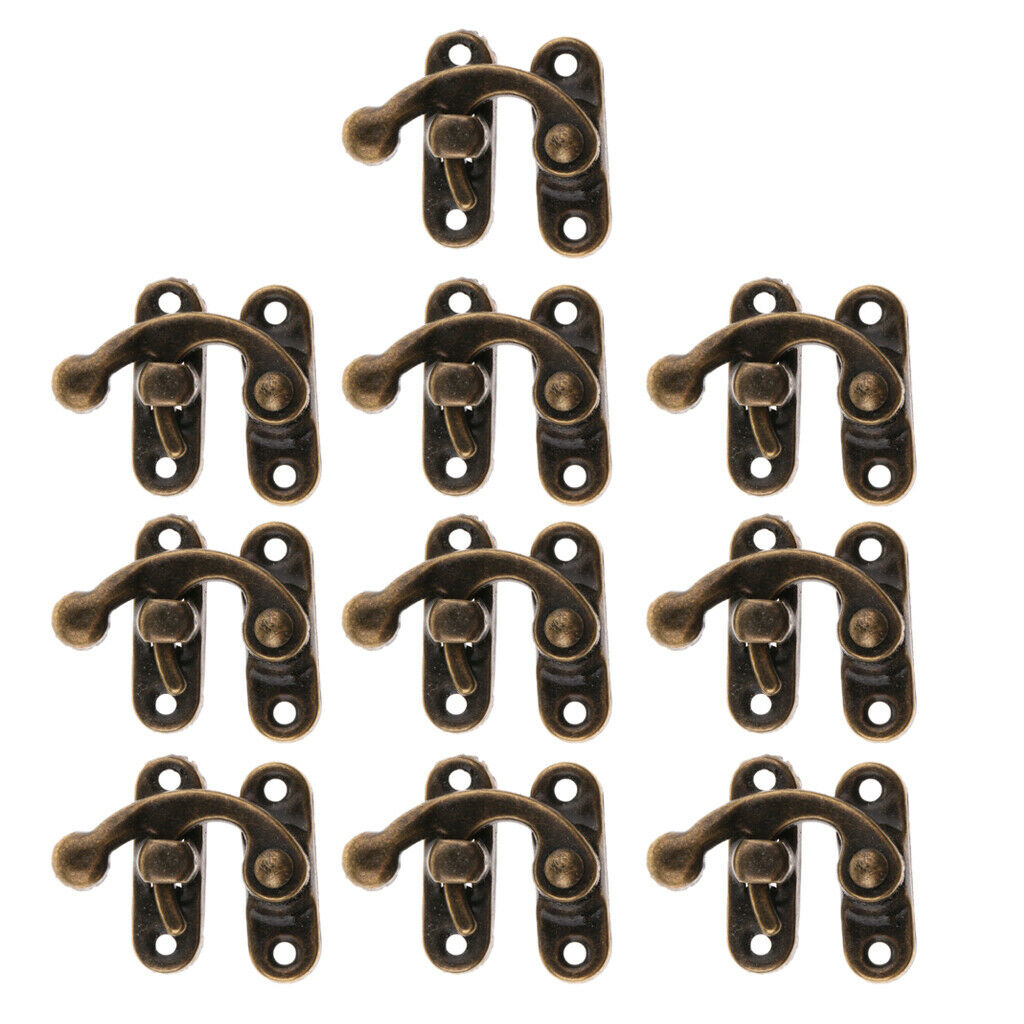 10x Bird Breeding Box Lock Parrot Cage Fitting Nesting Lock Anti-Bite Lock