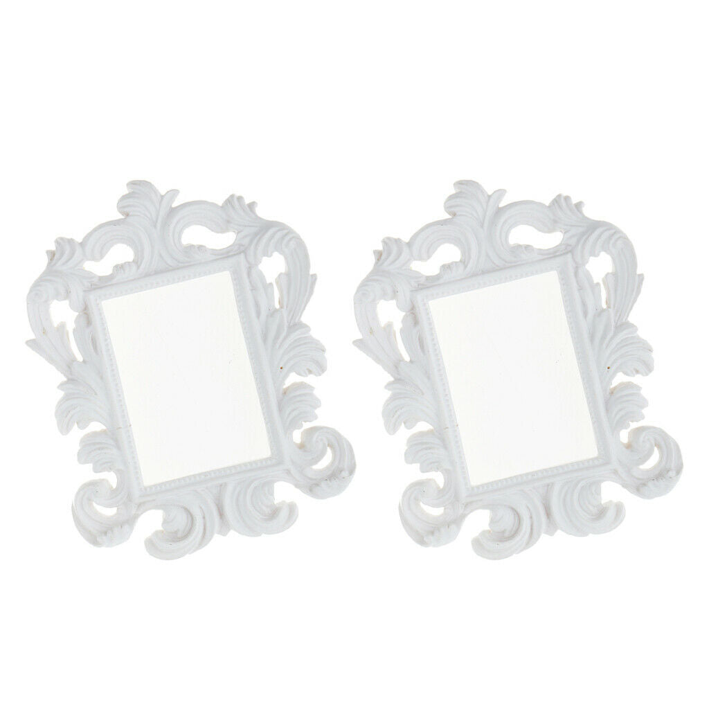 2x  Picture Photo Frame Wall Decoration Wedding Anniversary Gift Favor White