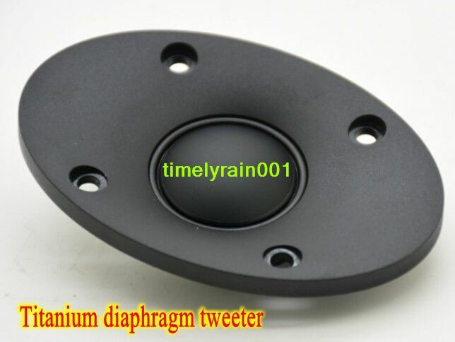2pcs Titanium film treble 4Ohm 4Ω 85*58mm Black tweeter Speaker Loudspeaker