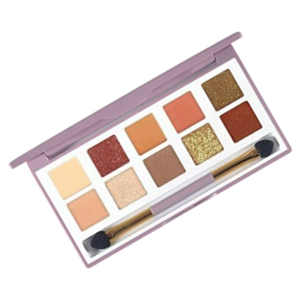 10 Colors Eyeshadow Palette Long Wearing Eye Shadow Pressed Powder 03