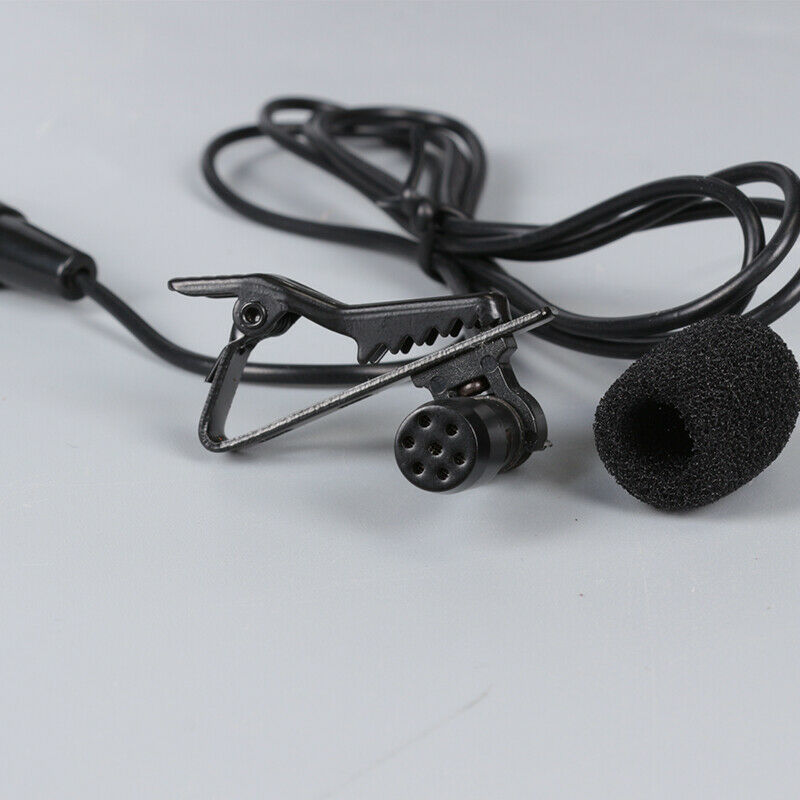 Collar Tie Clip Lavalier Microphone fit for Shure Wireless Lavalier Mic System
