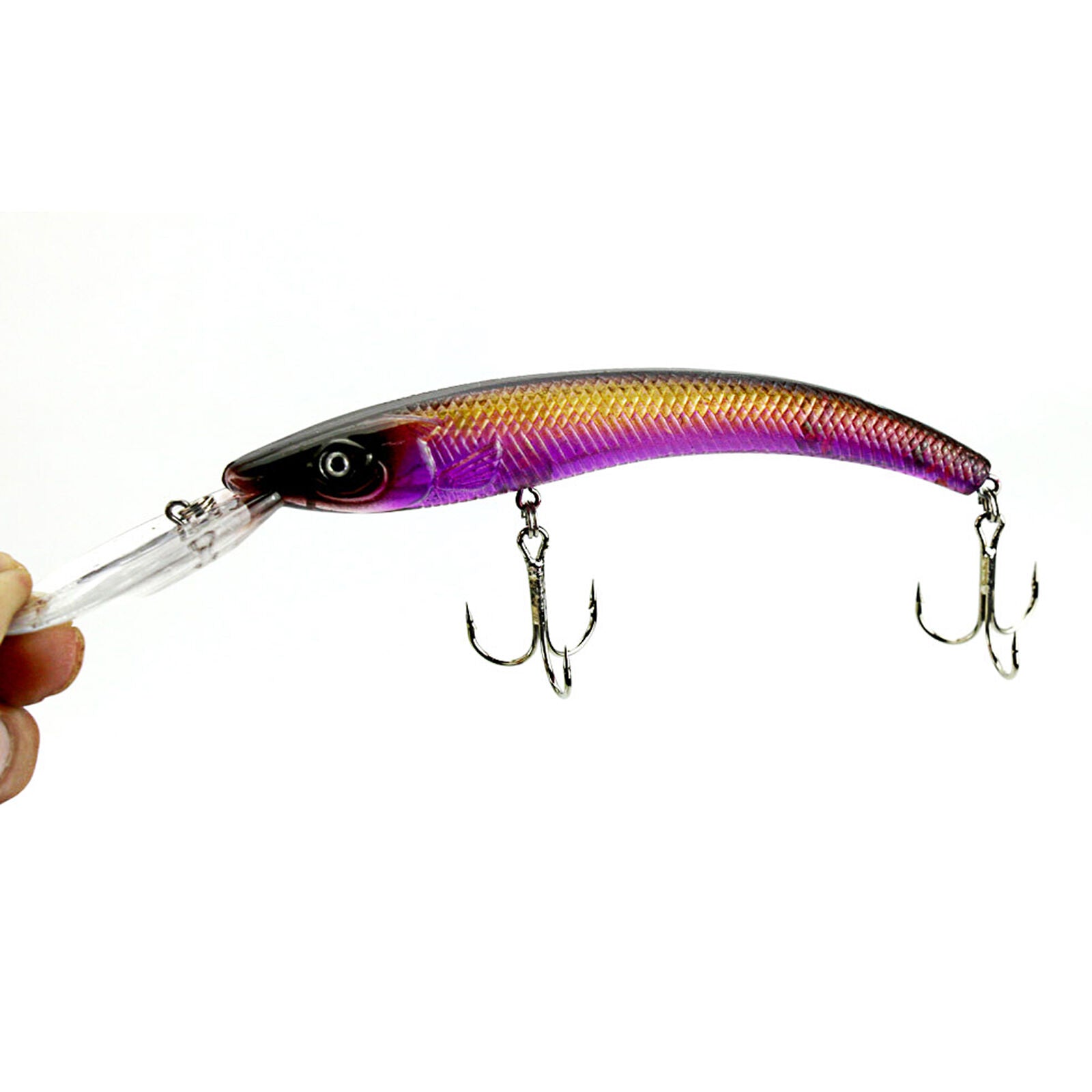 Lot of 10pcs  Floating Diving Fishing Lures Crankbaits Baits Tackle Minnow Lures