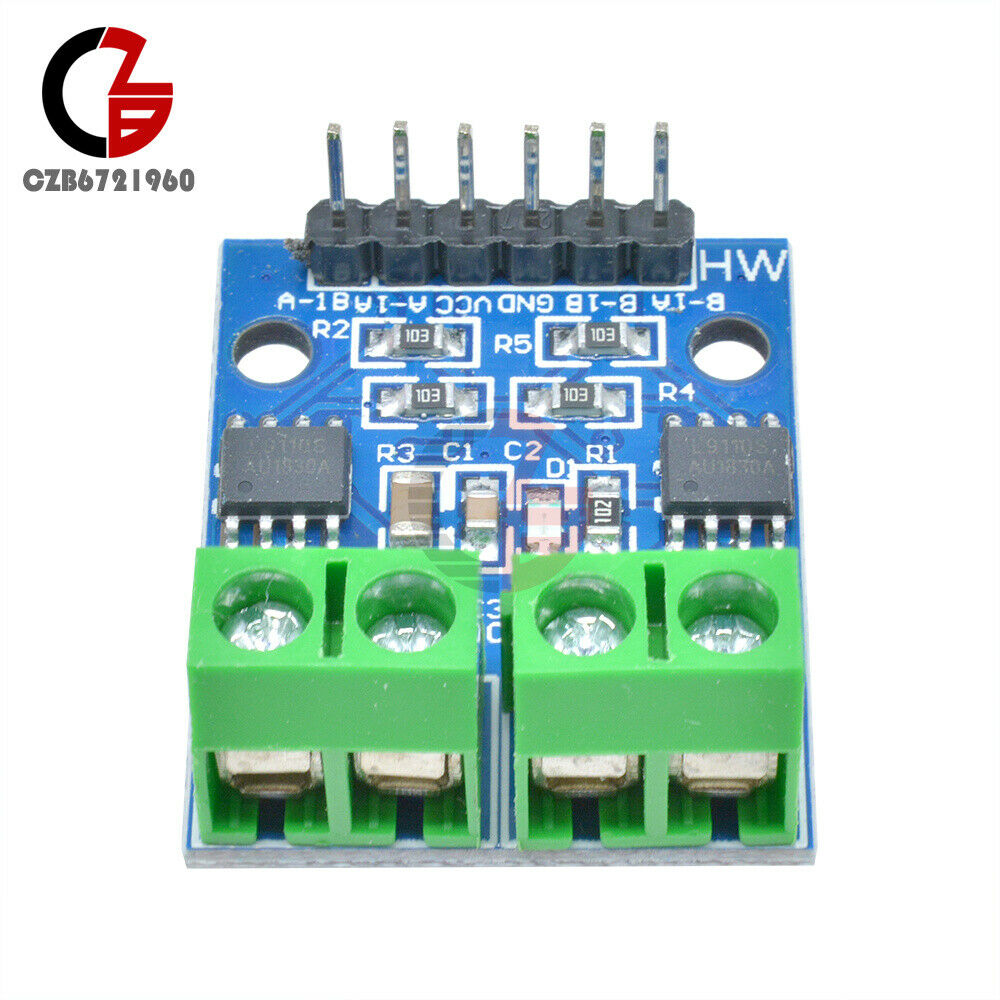 5Pcs H-bridge Stepper Motor Dual DC Motor Driver Controller Board L9110S