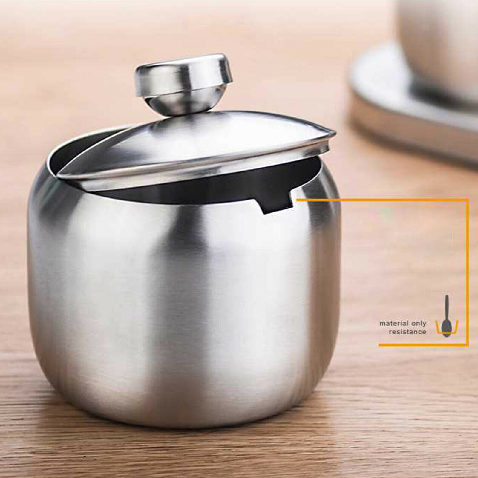 Stainless Steel Seasoning Containers Set Spice Jar Spice Rack Condiment