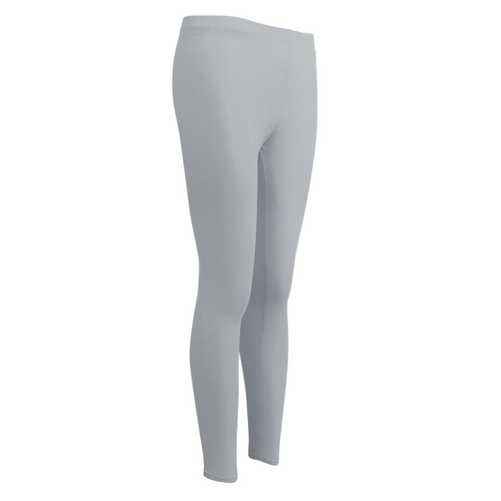 Golf Sun Protection Golf Pants Cool Ice Silk Stocking Sport Leggings L Gray