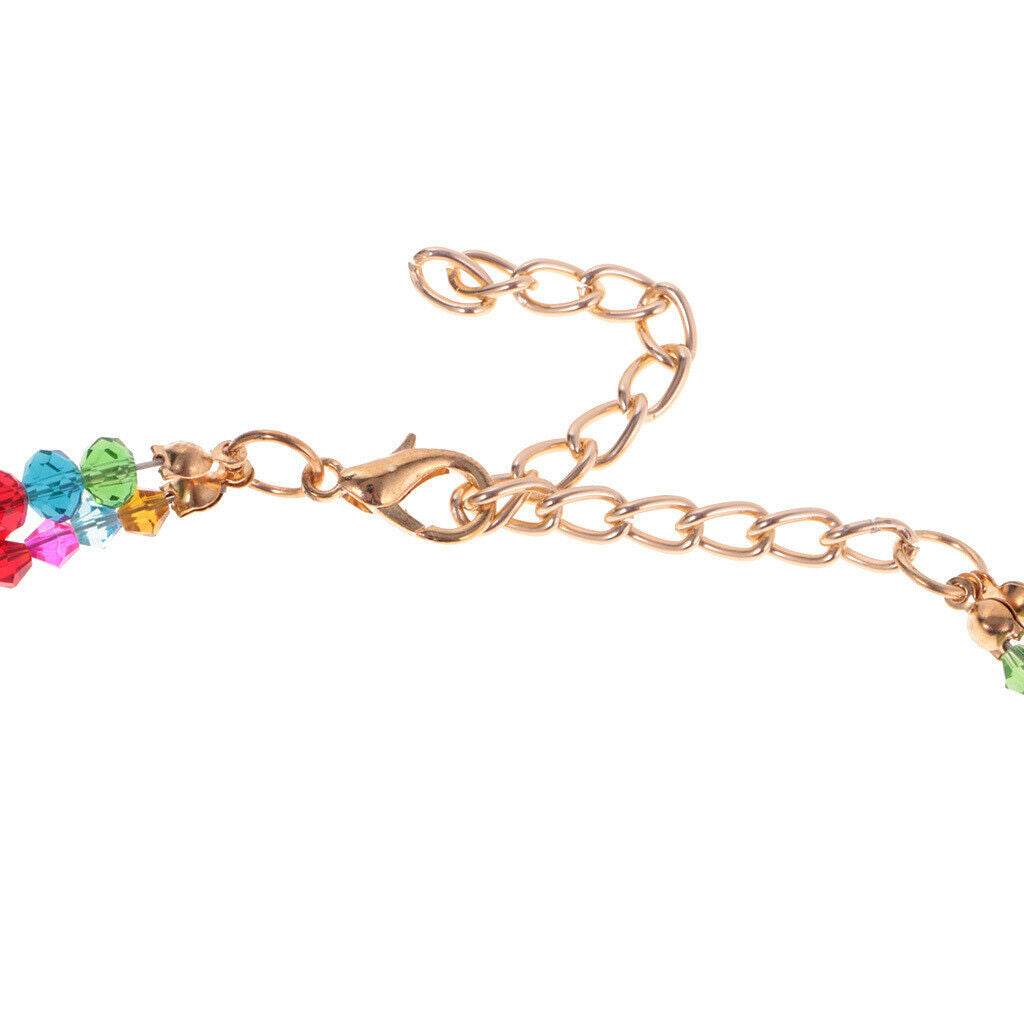 Exaggerated Women Choker Necklace Pendant Collar Wedding Bridal Multi-color