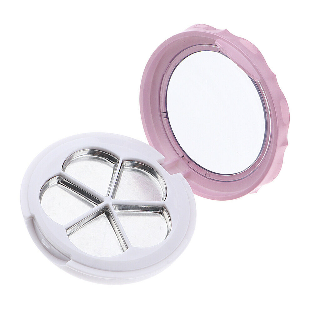 5 Slots Empty Eyeshadow Powder Blush Container DIY Cosmetic Lipstick Case 2x