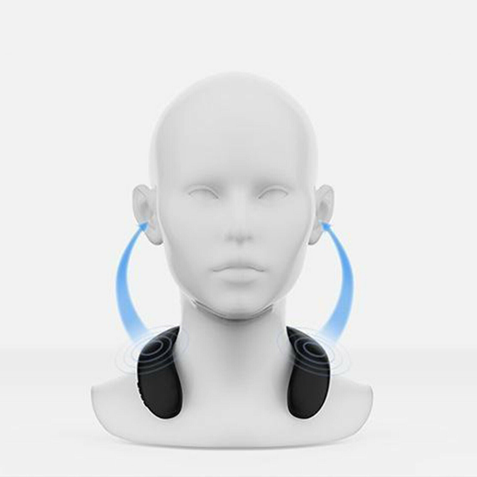 Compact Wearable Lightweight Bluetooth Speaker Bass Hands-Free Built-in Mic