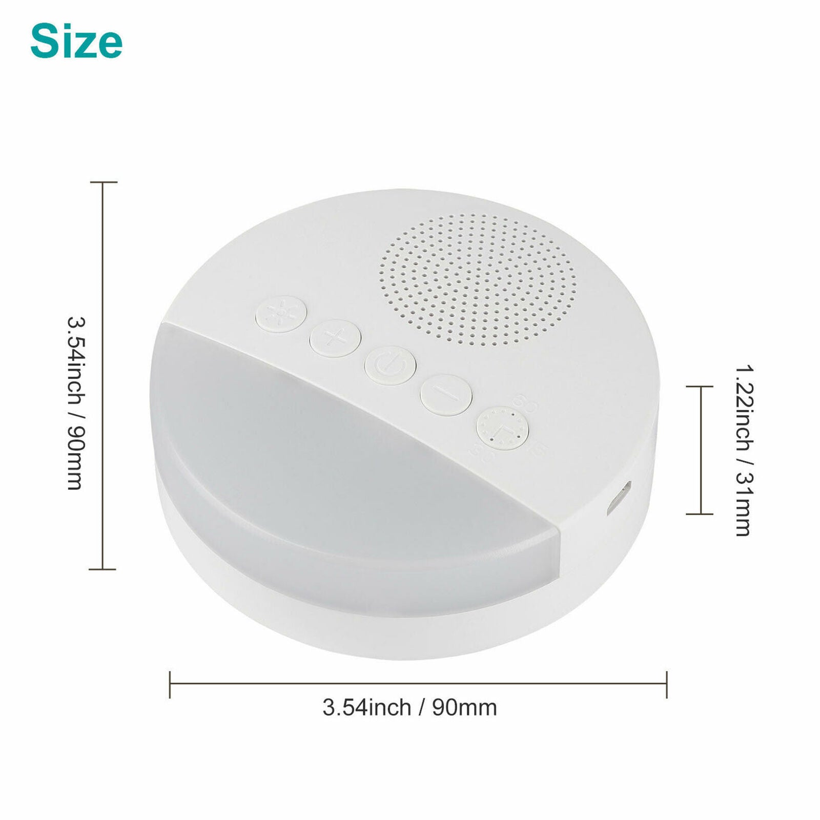 White Noise Nature Sound Machine Sleep Aid Sounds Sleeping Machine Therapy Relax