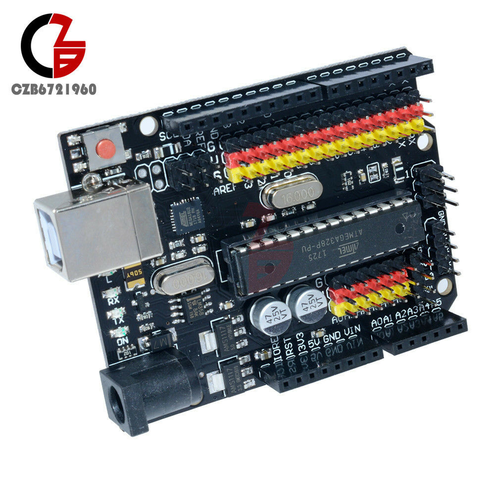 Compatible Arduino UNO R3 PLUS Sensor I/O Shield Atmega328P 16U2 Expansion Board