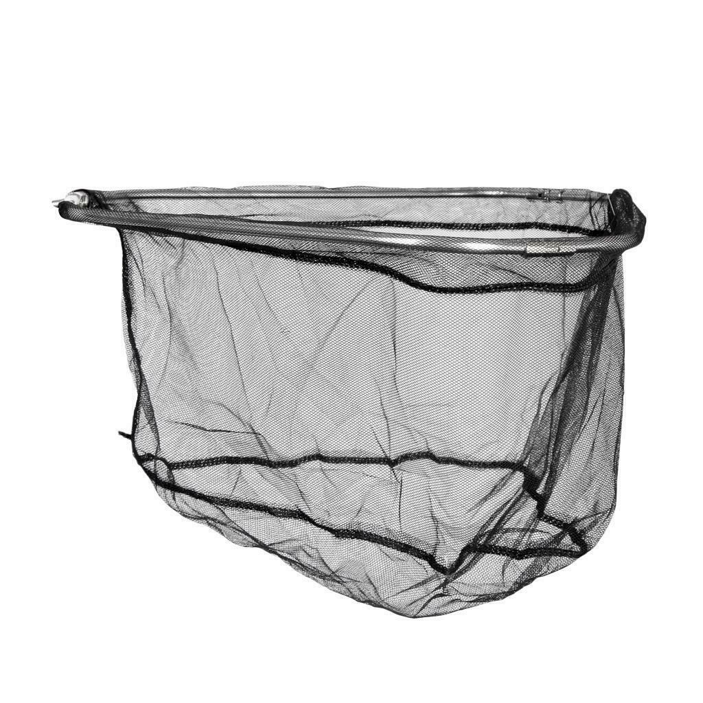 Foldable stainless steel frame fishing landing net
