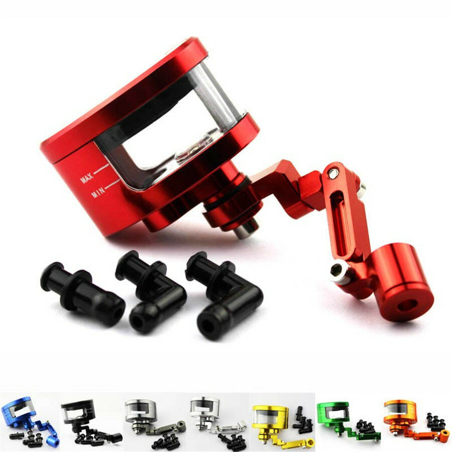 Brake Fluid Oil Reservoir Cup Tank For Yamaha YZF R1 R6 R6S FZ ZX6 ZX9 CBR600RR
