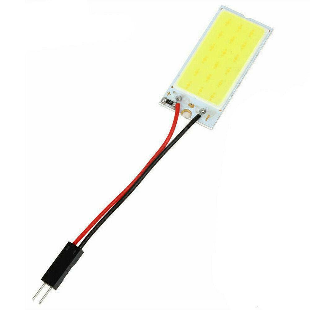 5PCS 48 SMD COB LED T10 4W 12V Light Car Interior Panel Lights Dome Lamps Bulbs