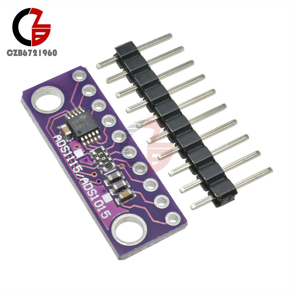 ADS1015 12-Bit I2C 4 Channel Converter Module ADC+PGA Development Board 2-5V