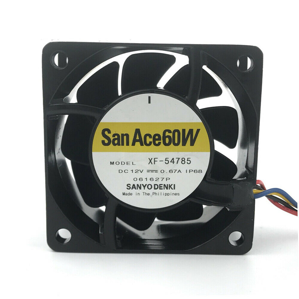 1pcs XF-54785 12V 0.67A aluminum frame metal IP68 waterproof fan 60 * 60 * 25mm