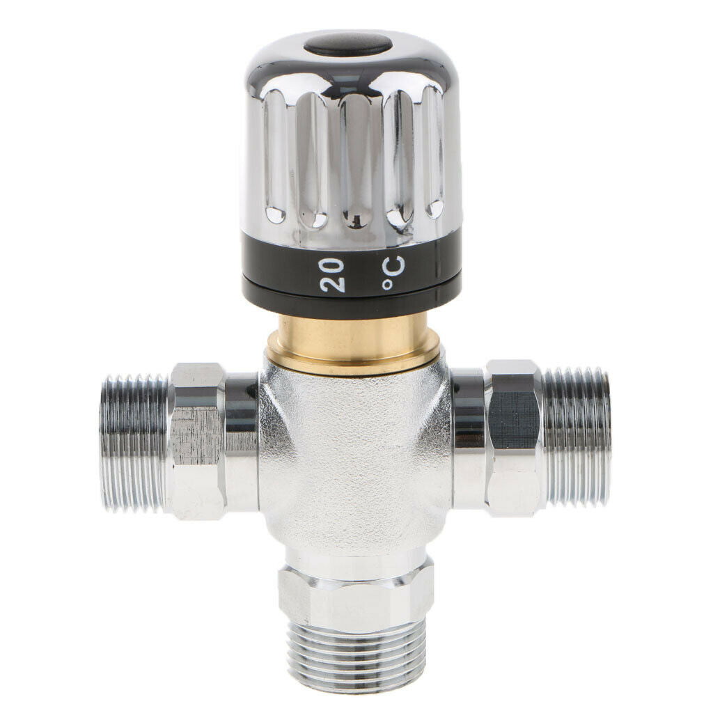 3-way Thermostatic Mixing Valve Solar Water Heater Mixer Valve DN20 G3/4